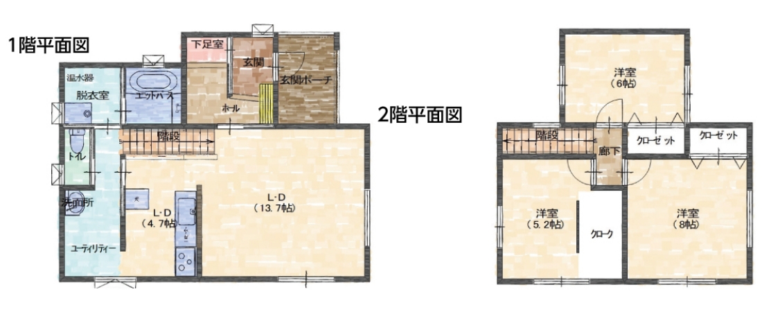 TypeCの間取り図